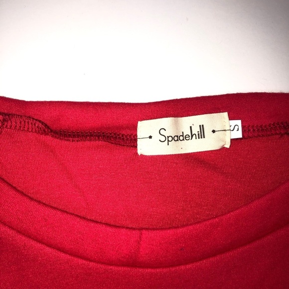 Spadehill Holiday Ugly Christmas Sweater T Shirt Red - Picture 4 of 16